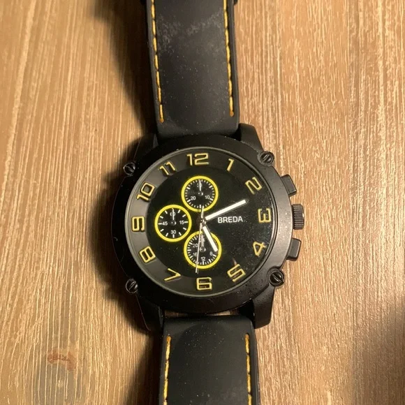 Breda | Accessories | Breda Mens 835black Colton Black Bezel  display picture 1